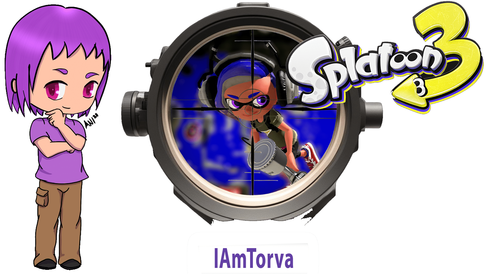 IAmTorva image with Splatoon 3 logo